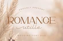 Wedding Font Duo - Romance Utille