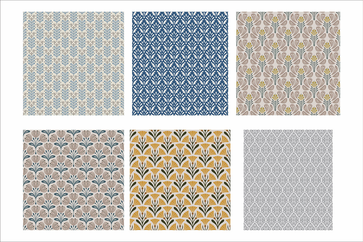 pack of seamless pattern wallpaper, a Background Graphic by Brainware Graphic (Photo 3 of 9)