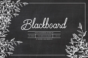 Blackboard Background Set