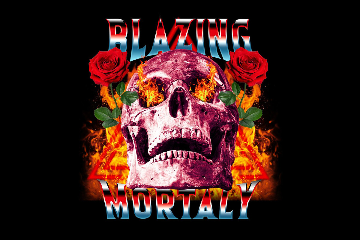 Blazing Mortaly, a Branding & Logo Template by Null Stuido (Photo 2 of 2)