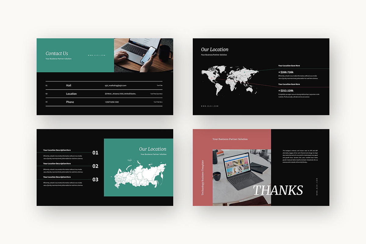 Ojsi : Tech Business Powerpoint, a Presentation Template by Punkl Camp (Photo 16 of 16)