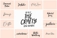 -90% SALE Crafty Font Bundle
