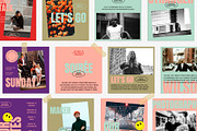 BRUTT - Instagram Branding Template, a Social Media Template by LEROY Design (Thumbnail 4 of 7)