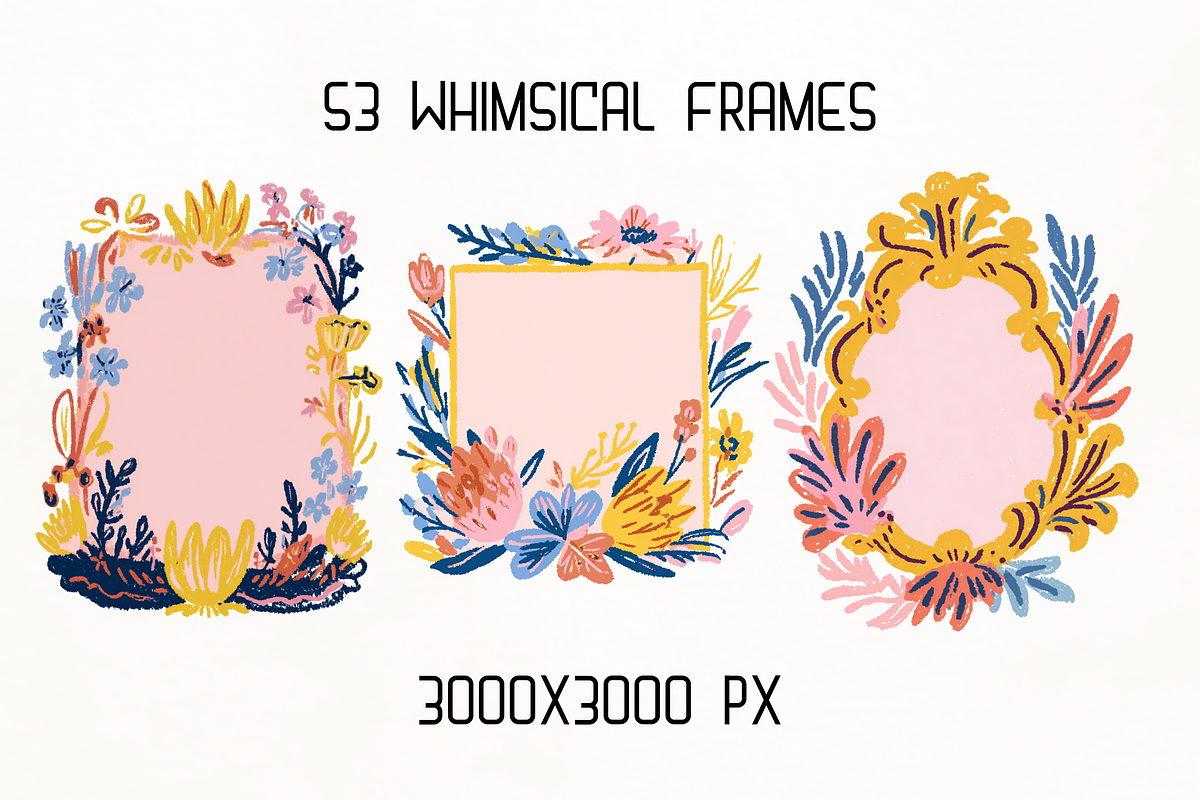 Whimsy Pastoral Spring & Easter Set, a Decorative Illustration by GiraffeCreative (Photo 10 of 21)