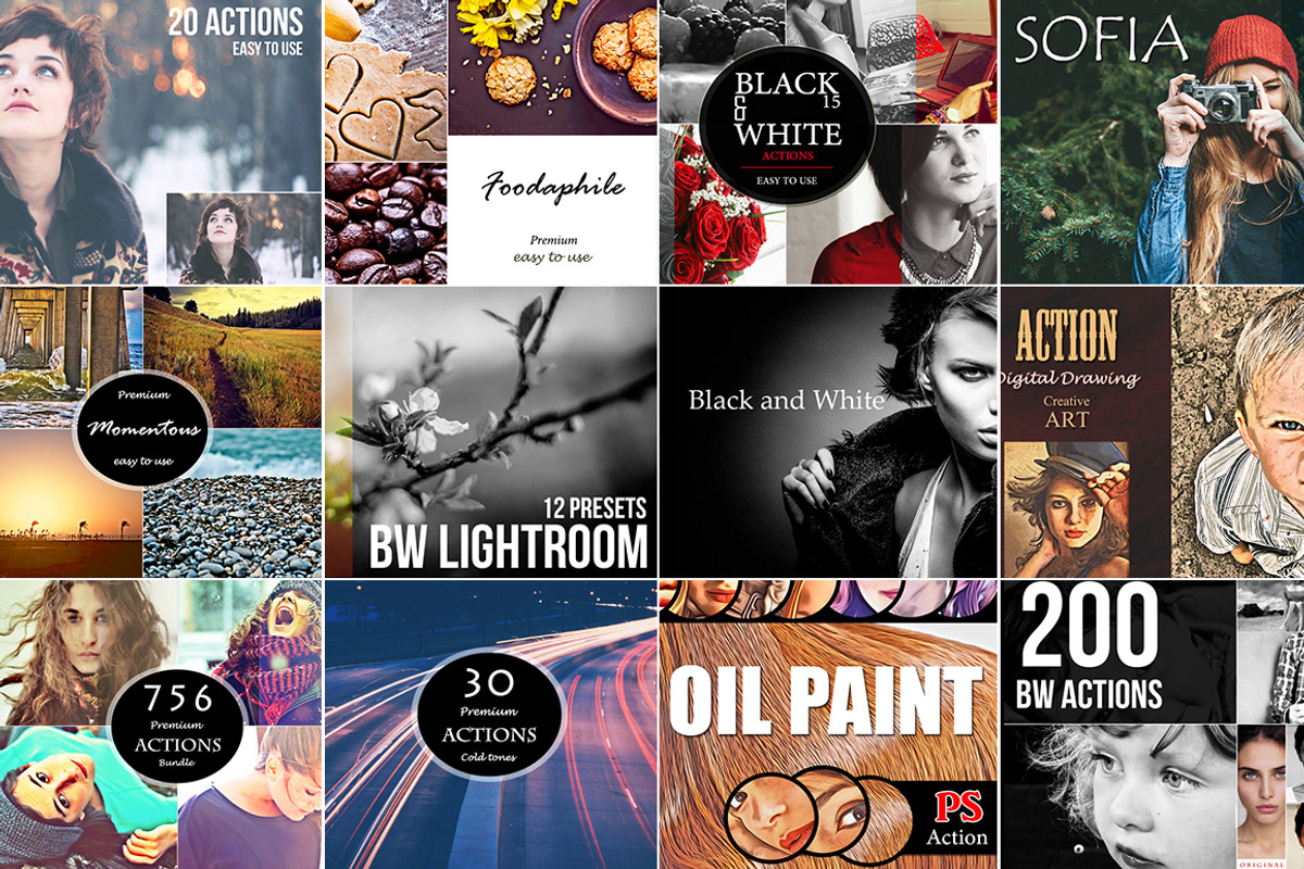 (90% Off) 800+ PS Actions Bundle, an Action Add-On by Linspace (Photo 6 of 14)