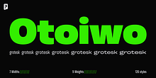 Otoiwo Grotesk Wide