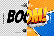 Boom Text Effect Comic Style, a Layer Style Add-On by Mockmenot (Thumbnail 2 of 2)