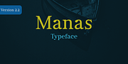 Manas, a Serif Font by Fontuma (Thumbnail 1 of 12)