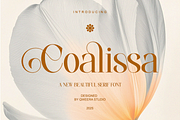 Coalissa - A Minimal Elegant Serif, a Serif Font by Qweera Studio (Thumbnail 1 of 12)