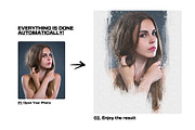 Watercolor Canvas Art Photo Effect, an Action Add-On by Photoshop Action (Thumbnail 14 of 17)