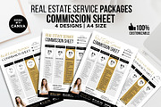 Real Estate Commission Template, a Flyer Template by CreativeVinesStore (Thumbnail 1 of 7)