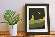 Minimalist Abstract Landscape, an Illustration by Zakazis (Thumbnail 5 of 7)