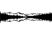 Lake Reflection Silhouette, an Object Graphic by Designer_Momina (Thumbnail 17 of 20)