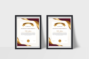 Modern Certificate Design Template