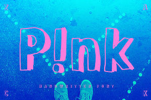 P!nk – Handwritten 3d Font