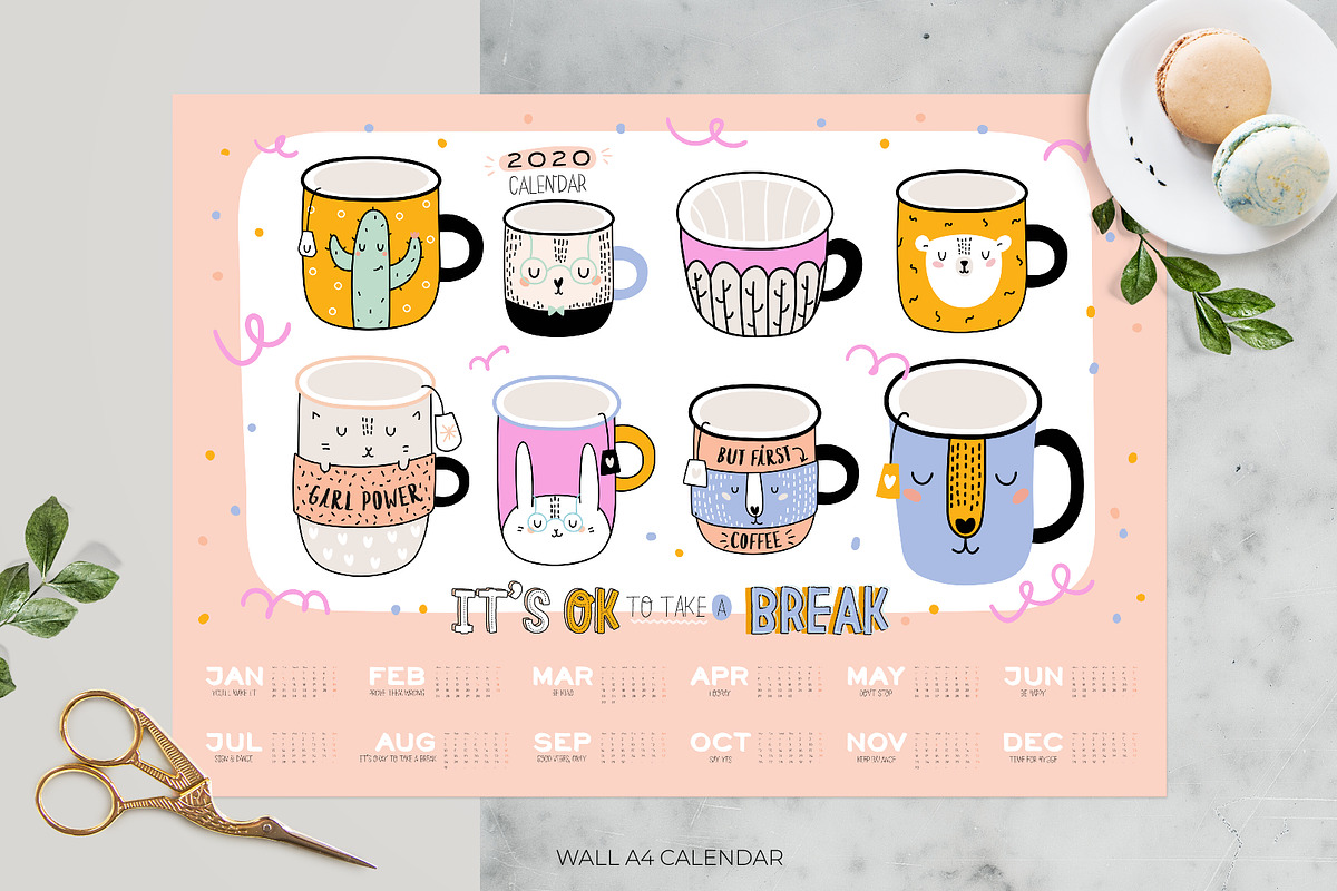 BUNDLE STATIONERY planners calendars, an Object Graphic by Ruslana Lubenets (Photo 73 of 96)