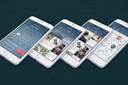 Mobile and Tablet UX UI kit, an UI Kit Template by Alireza Farzad (Thumbnail 11 of 15)