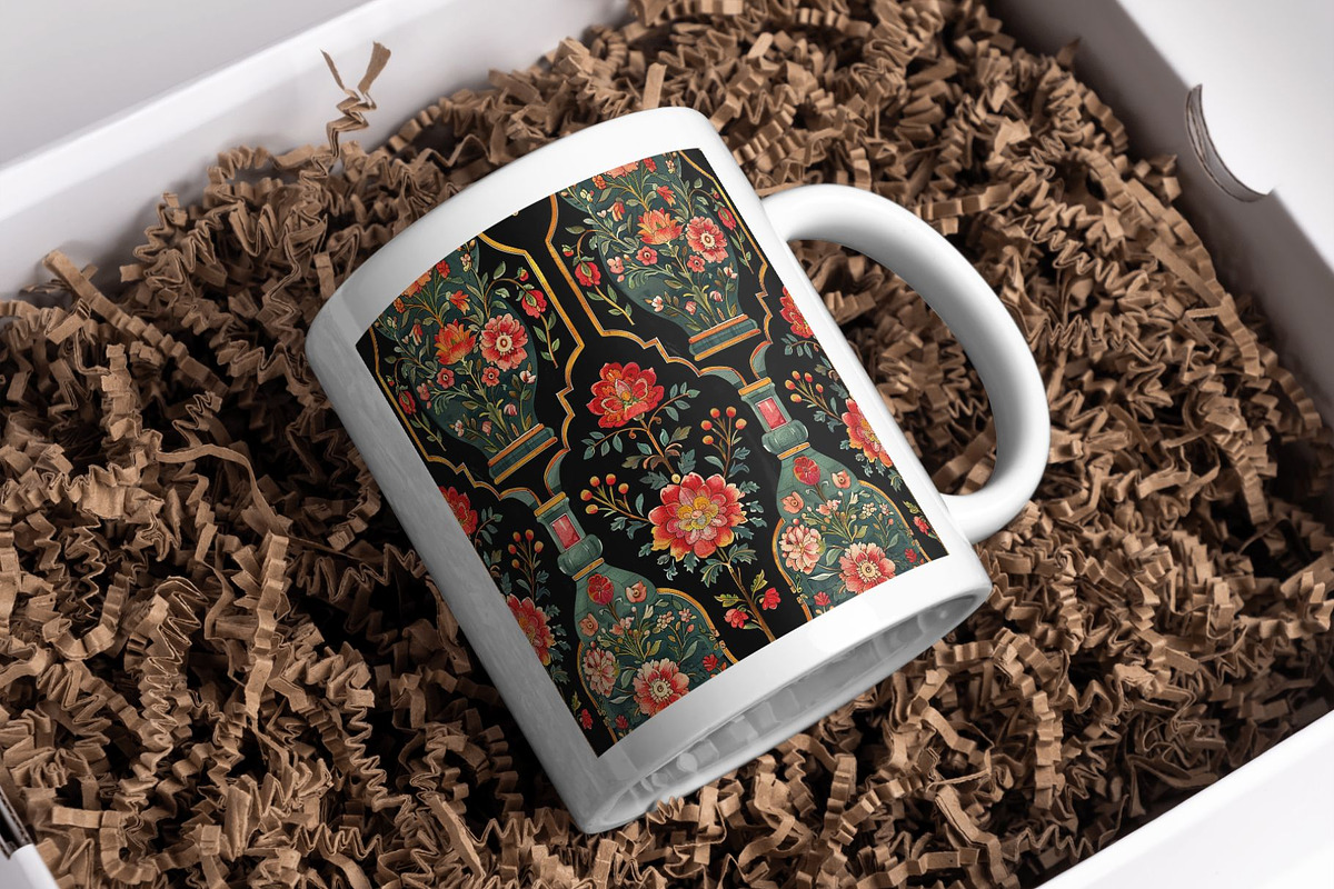 12 Eliza's Persian Gardens Patterns, a Pattern Graphic by Inknfolly (Photo 5 of 7)