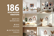 186 Boho Mockup variations, an Advertising Mockup by Redmixx Design (Thumbnail 1 of 8)