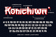 Kenjaku - 3 Japanese and Korean Font, a Handwritten Font by Pandeka Studio (Thumbnail 3 of 9)