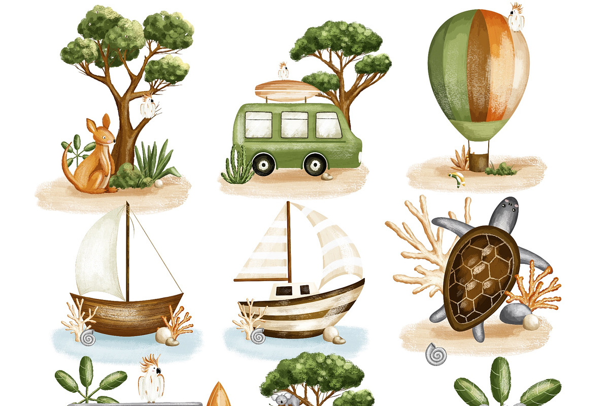 Australia-illustrations and patters, an Animal Illustration by Linerisyart (Photo 3 of 20)