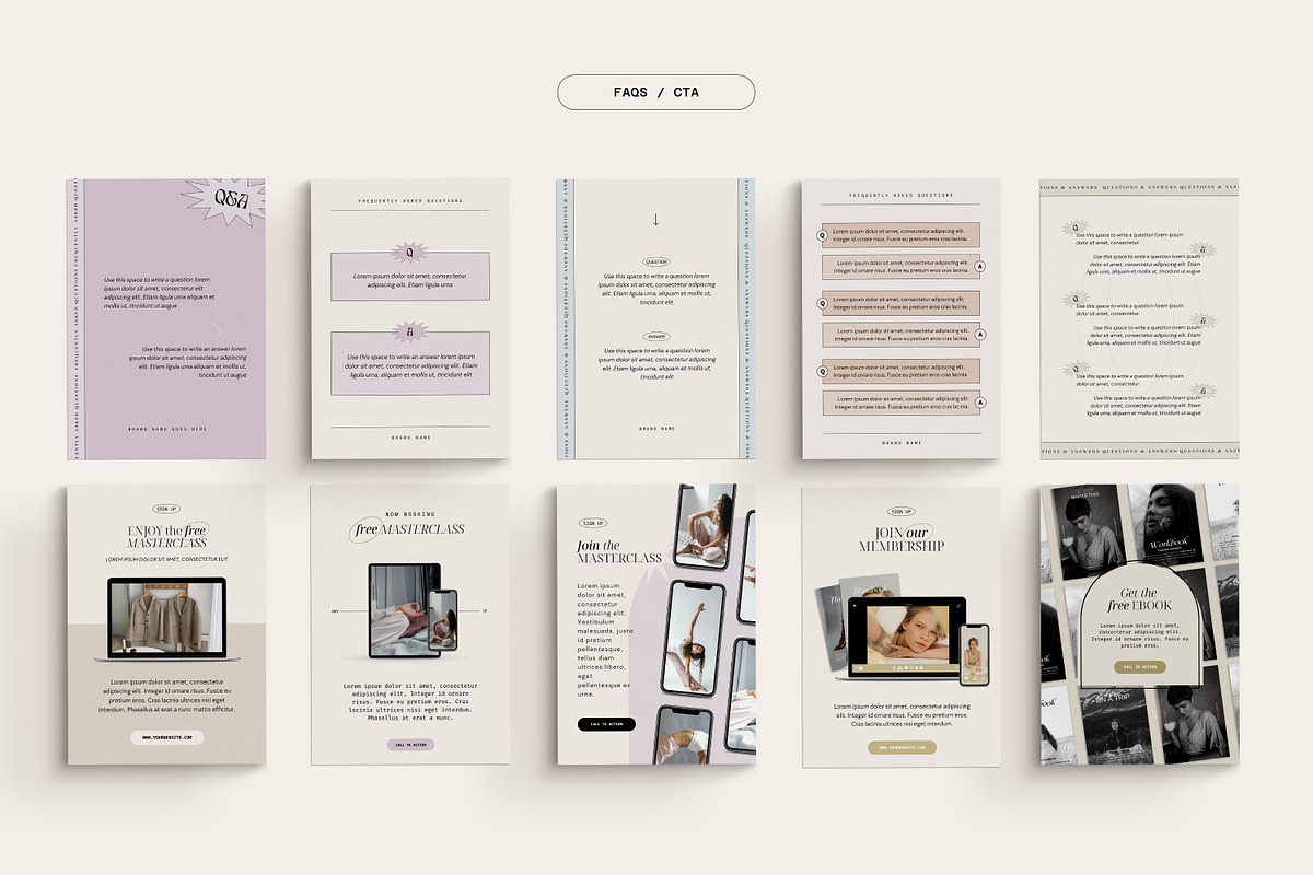 NAROK | 6 in 1 Course + Coach Bundle, a Social Media Template by Wildnun Studio (Photo 38 of 69)