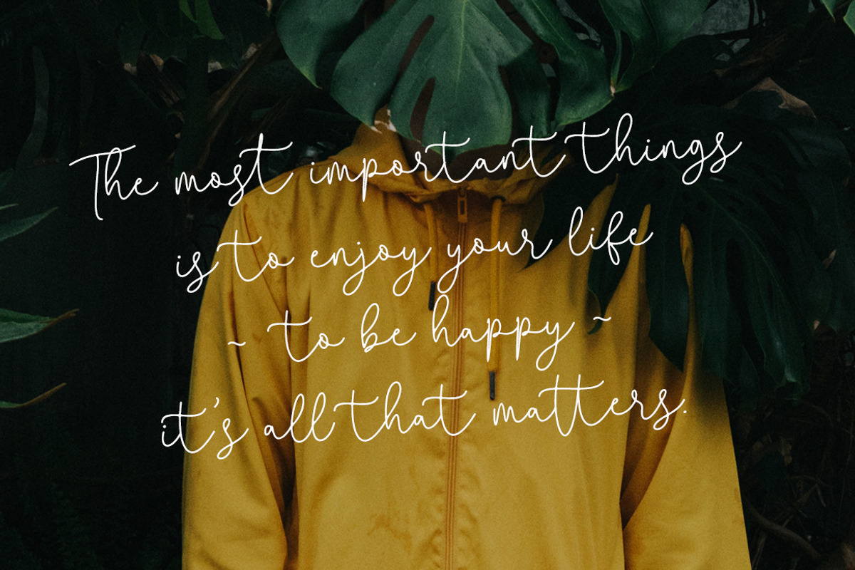 Questa Whitte Script Business Font preview 5