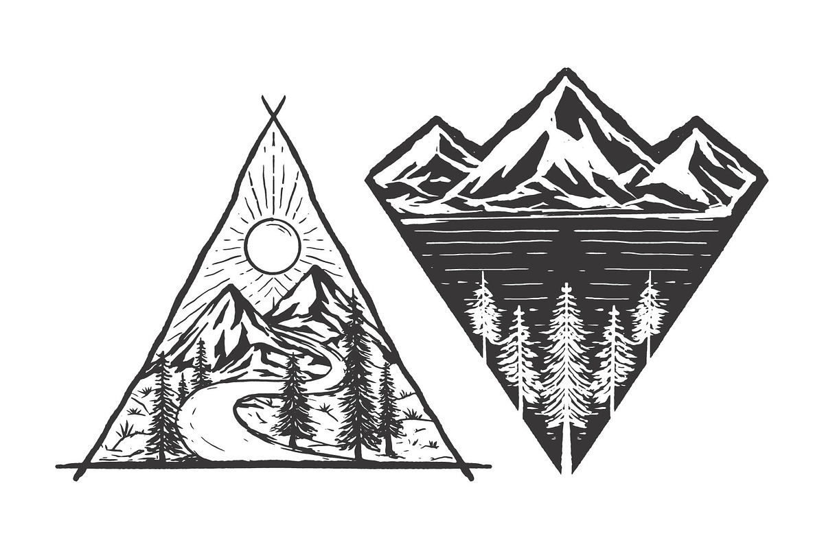 Outdoor Graphic / badge, an Object Illustration by Wak Jay Creative Studio (Photo 11 of 14)