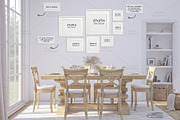 Interior Mockup, Dining Room Mockup, a Household Mockup by Designed By Gorovaya (Thumbnail 2 of 5)