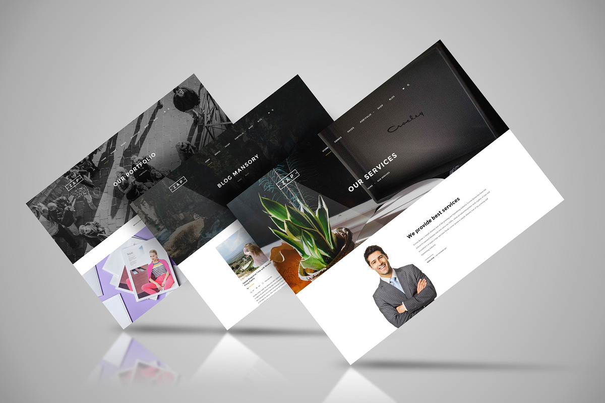 Web Themes Mock ups, a Device Mockup by RgraphicsDesign (Photo 5 of 5)