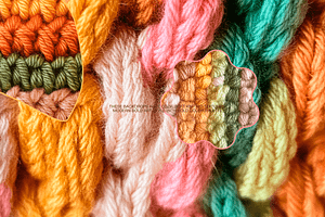 Cosy Autumn-bold Knitting Background