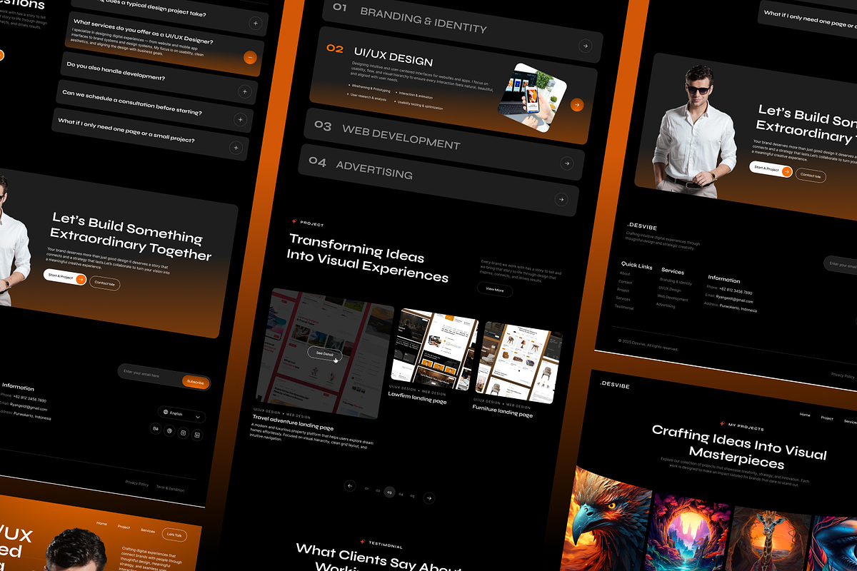 Desvibe - Freelancer Portofolio preview 4