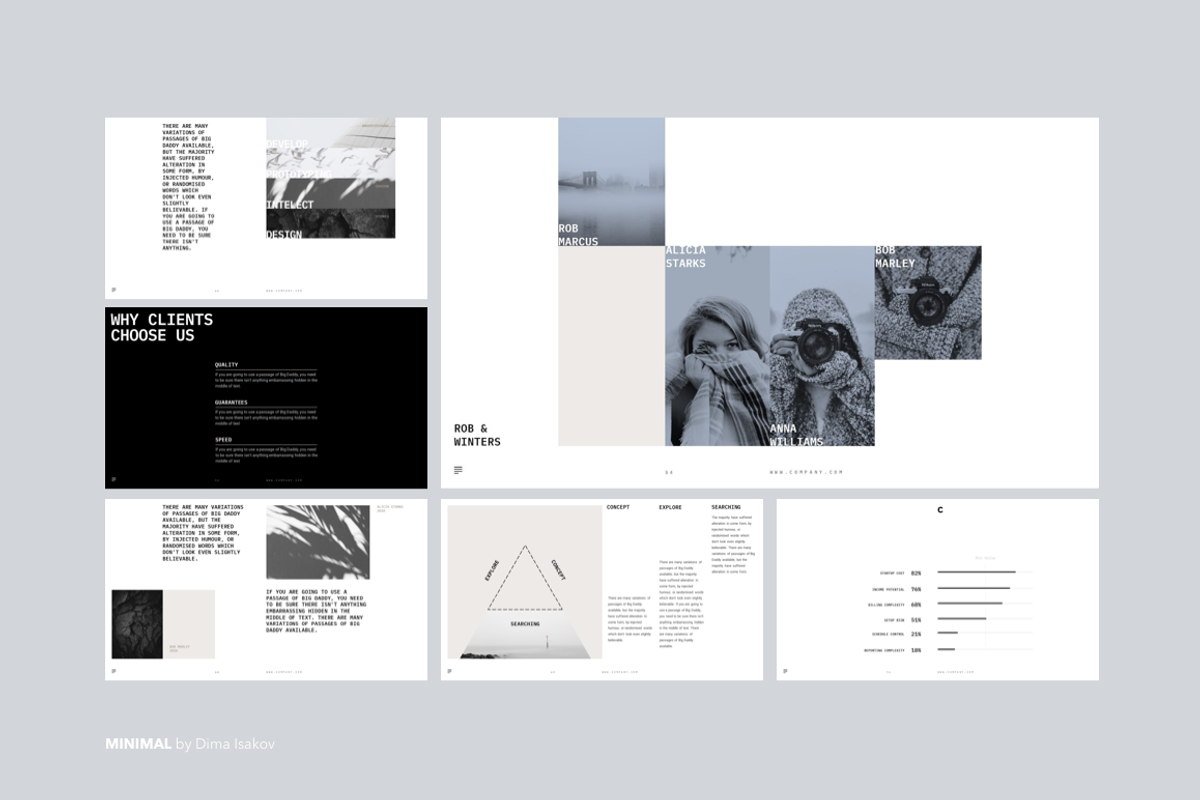 MINIMAL Google Slides Template, a Presentation Template by Presentations Studio (Photo 14 of 24)
