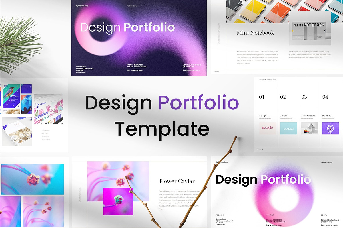 Soup | Portfolio Template, a Presentation Template by CreativeSoup.io (Photo 1 of 13)