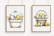 Easter Basket Clipart Set, an Illustration by Libby Wishes (Thumbnail 5 of 8)