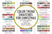 Procreate Christmas Color Palettes, a Palette Add-On by STUDIO 17 (Thumbnail 1 of 11)