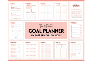 Goal Planner Journal Bundle