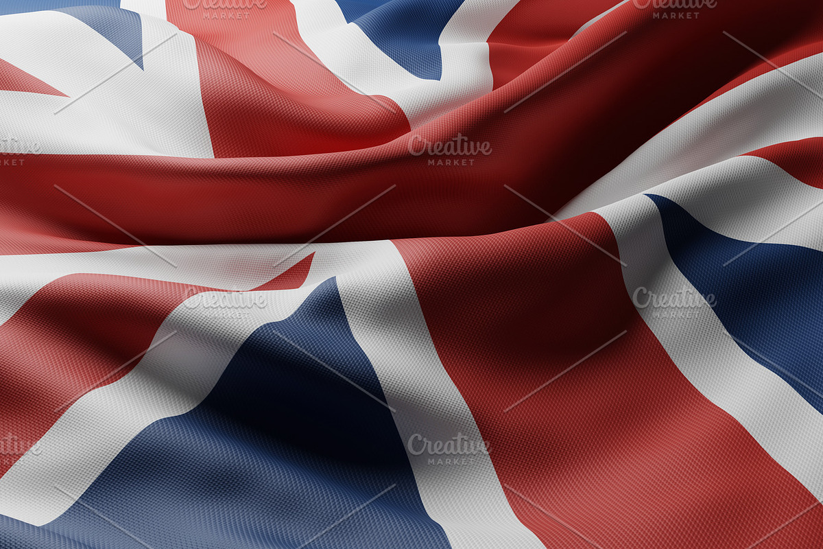 United kingdom or england flag, an Illustration by ArtBackground