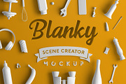 Blanky - Scene Creator Mockup, a Packaging Mockup by PositivePixels (Thumbnail 1 of 8)