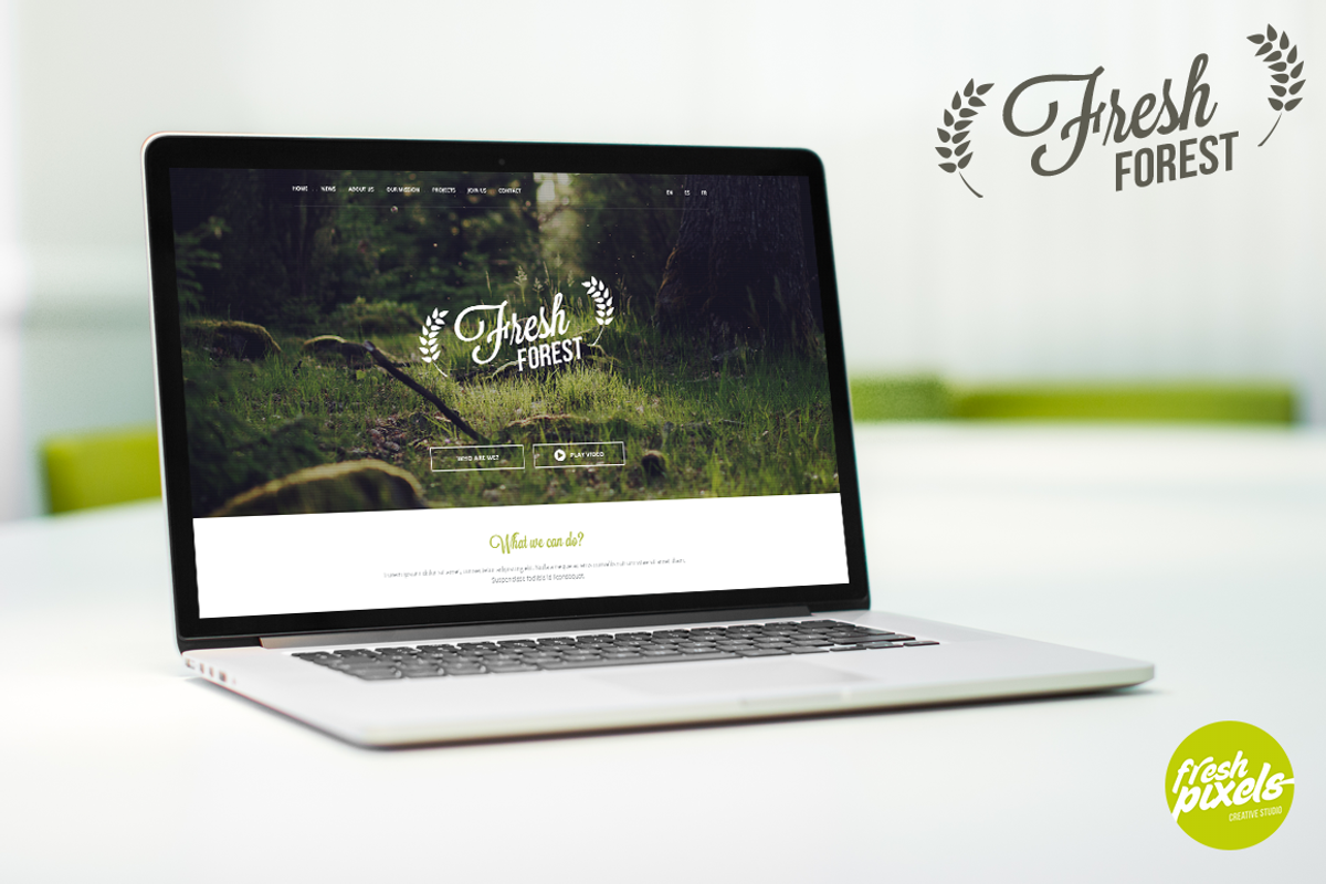 FreshForest - OnePage PSD Template, a Landing Page Template by FreshPixels (Photo 2 of 4)
