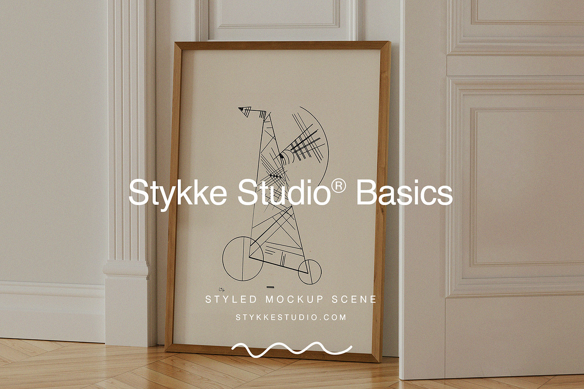 Wooden Frame Mockup | BASICS, a Household Mockup by Stykke Studio (Photo 1 of 10)