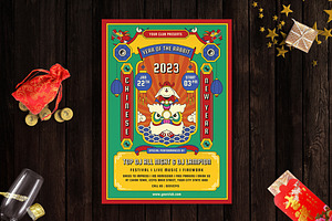 Chinese New Years Party Flyer 2023