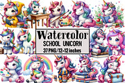 School Unicorn, an Illustration by Design Market (Thumbnail 1 of 4)