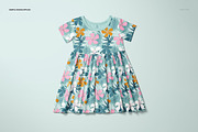 Toddler Skater Dress Mockup Set, a Shirt Mockup by creatsy5 (Thumbnail 4 of 8)