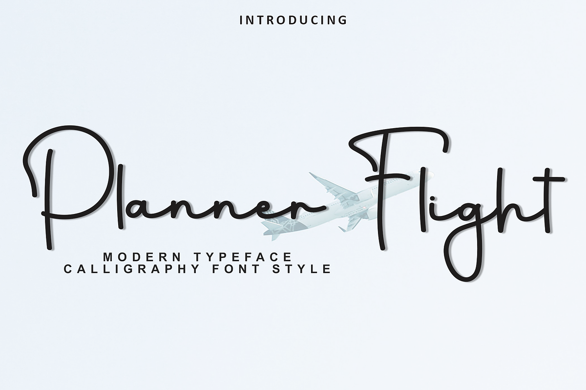 Planner Flight, a Handwritten Font by FreshTypeINK (Photo 1 of 8)