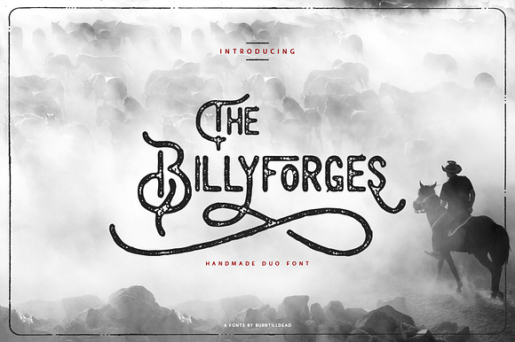 Billyforges - Duo Fonts preview 8