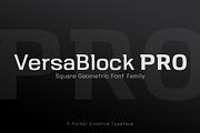 VersaBlock Pro Font + Extras, a Sans Serif Font by Parker Creative (Thumbnail 1 of 13)