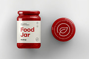 Food Jar Mock-up, a Packaging Mockup by zippypixelstudio (Thumbnail 3 of 8)