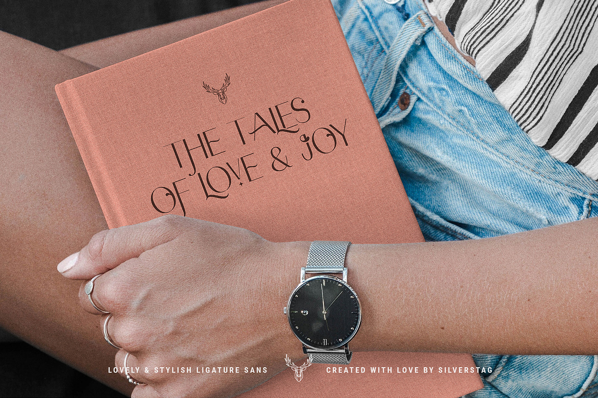 Celine - Chic Ligature Sans & Extras, a Sans Serif Font by SilverStag Type Foundry (Photo 12 of 23)