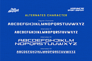 Versamore - Sport Display Font, a Sans Serif Font by ahweproject (Thumbnail 7 of 18)